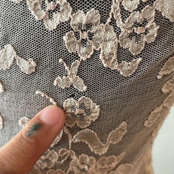 Y2K 90s vintage sheer lace tank top | size s-m - Picture 9 of 10